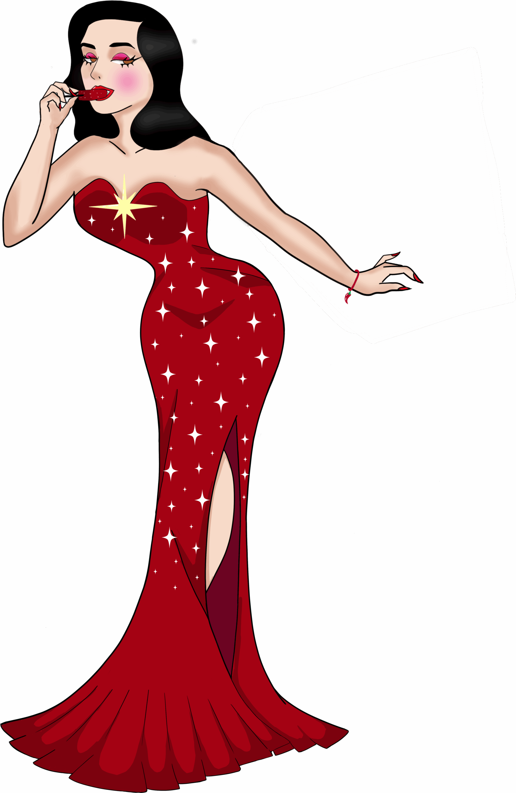 PinUp1 mono couleur